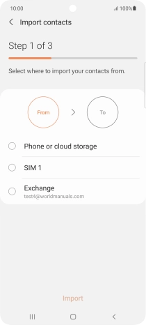 Press the name of the SIM.