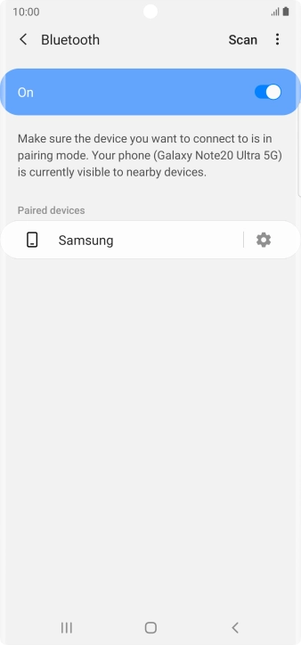 Press the Home key to return to the home screen.
