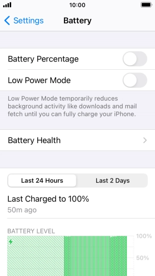 Press Battery Health.