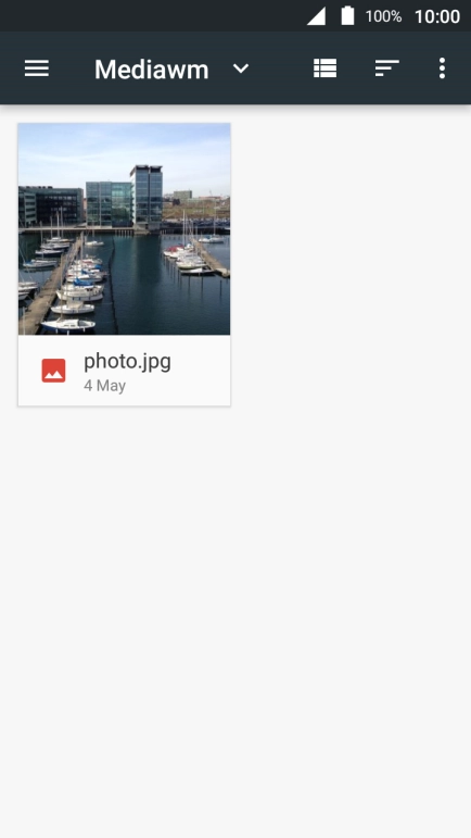 Press the required picture.