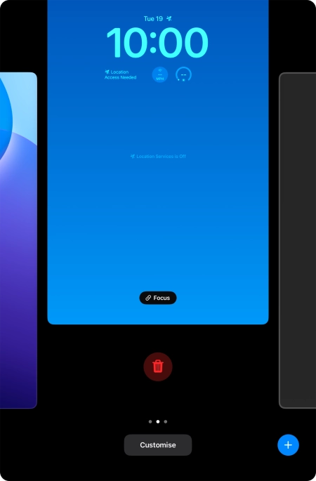Press the delete icon.
