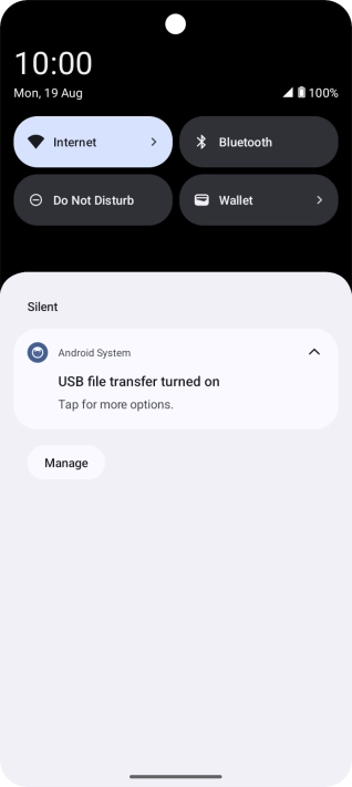 Press Tap for more options..