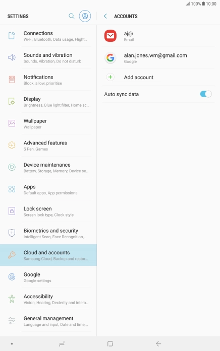 Press the Home key to return to the home screen.