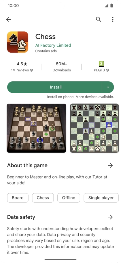 Slide your finger upwards starting from the bottom of the screen to return to the home screen.
