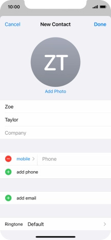 Press Phone and key in the required phone number.