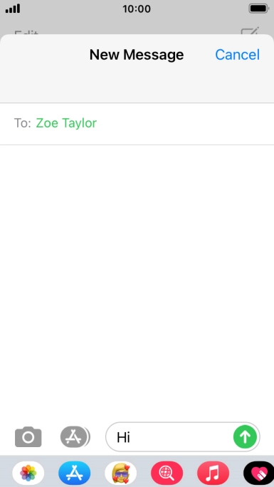 Press the picture icon.