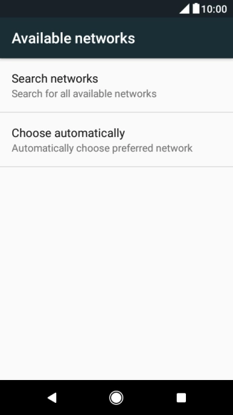 Press Choose automatically.