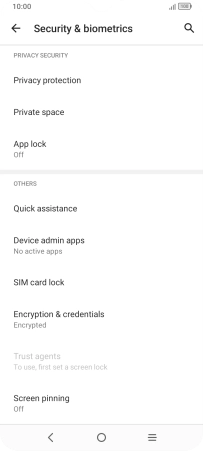 Press SIM card lock.
