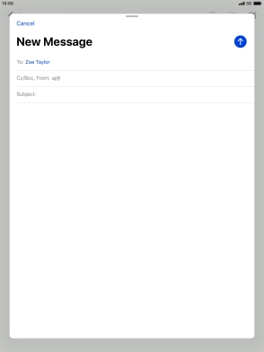 Press Subject: and key in the required subject.