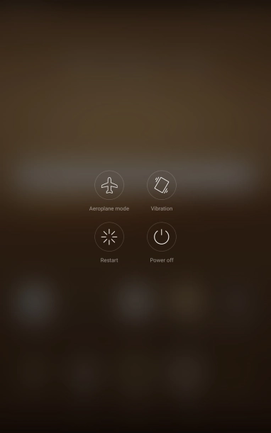 Press Aeroplane mode to turn flight mode on or off.