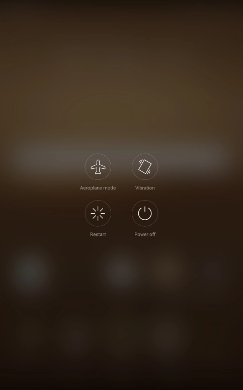 Press Aeroplane mode to turn flight mode on or off.