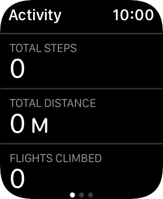 Keep sliding upwards to see the number of steps, distance and number of floors you've covered. Keep sliding upwards to see the number of steps, distance and number of floors you've covered.