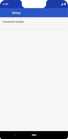 Press Voicemail number.