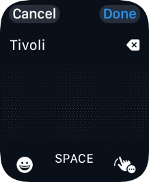 Press the input icon.