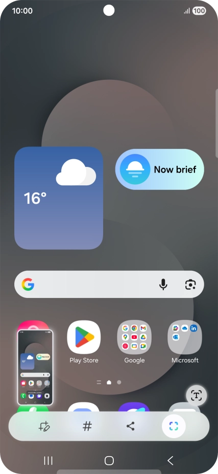 To edit your screenshot, press the screenshot and follow the instructions on the screen to make the required changes.