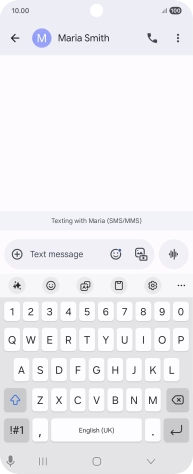 Select an existing conversation or create a new message and press the AI icon. Select an existing conversation or create a new message and press the AI icon.