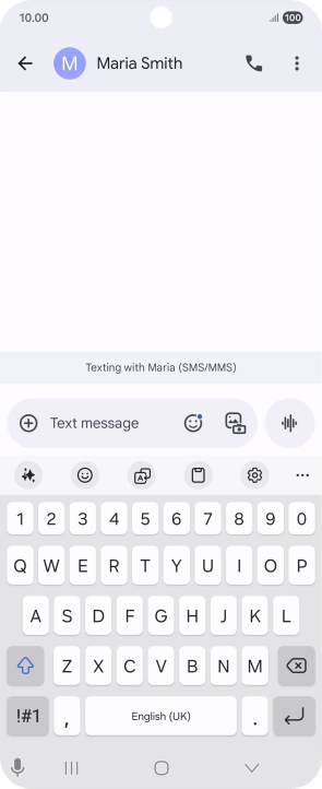 Select an existing conversation or create a new message and press the AI icon. Select an existing conversation or create a new message and press the AI icon.