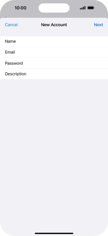 Press Description and key in the required name.