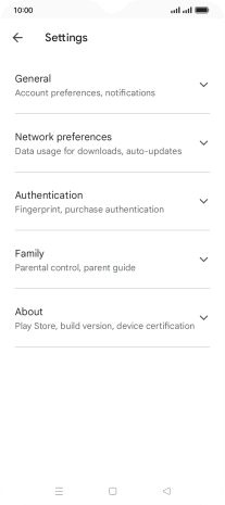 Press Network preferences.