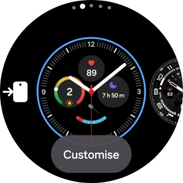 Press the Home key. Press the Home key.