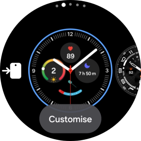 Press the Home key. Press the Home key.
