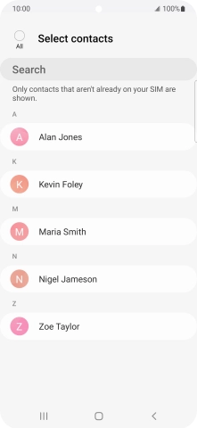 Press the field above 