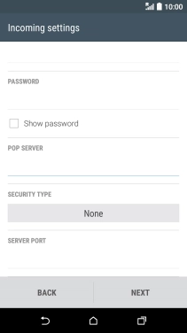 Press the field below 