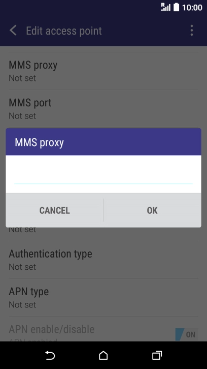 Key in 10.202.002.060 and press OK.