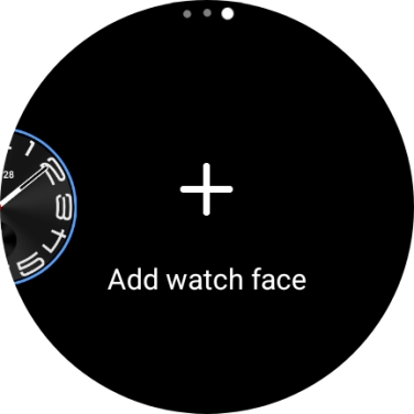 Press Add watch face.