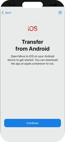 To transfer content to your phone, you need to install the app 
