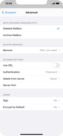 Press Authentication.