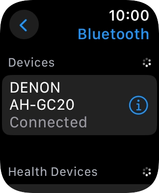 Press the Digital Crown several times to return to standby mode.