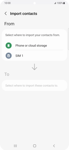 Press the name of the SIM.