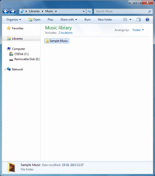 Go to the required folder in your computer's or your tablet's file system.
