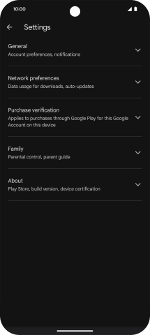 Press Network preferences.