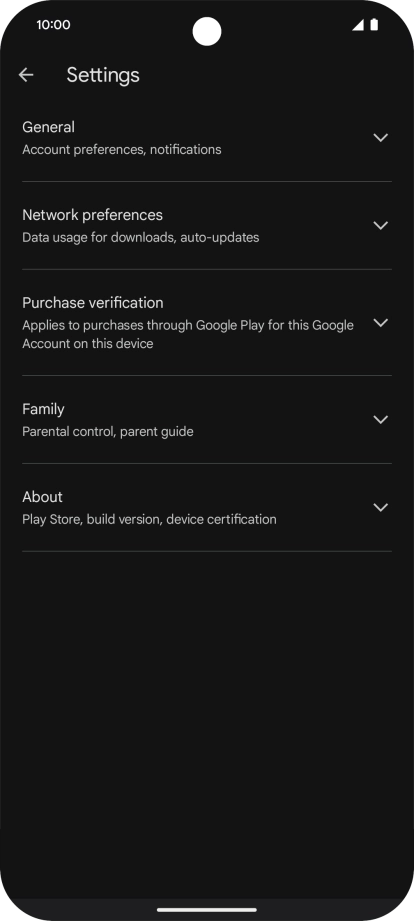 Press Network preferences.