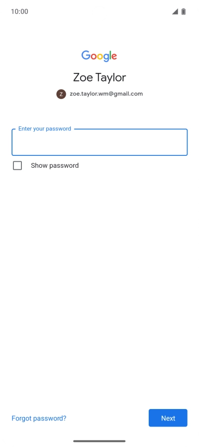 Press the field below Press the field below