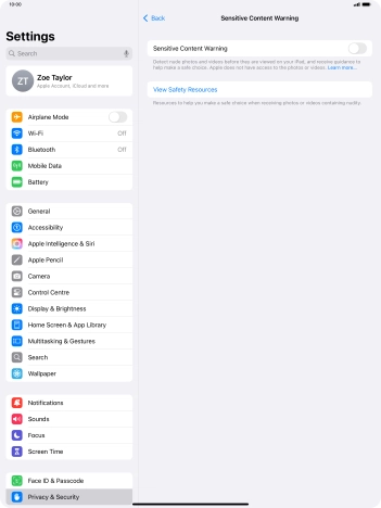 Press the indicator next to Press the indicator next to