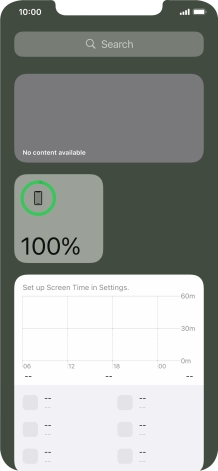 Press and hold the required Widget Stack.