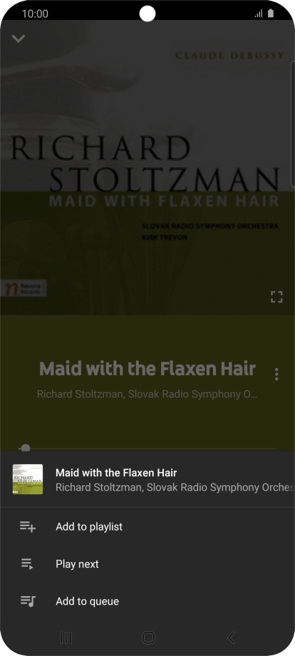 Press Add to playlist.