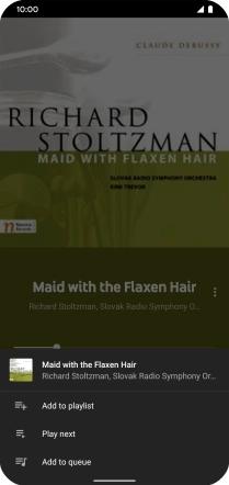 Press Add to playlist.