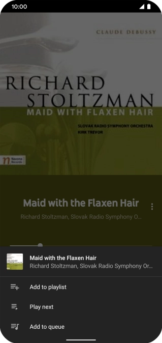 Press Add to playlist.