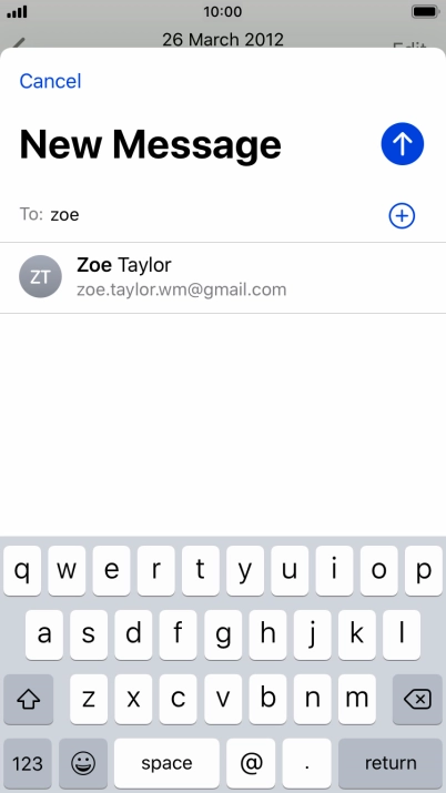 Press the required contact.