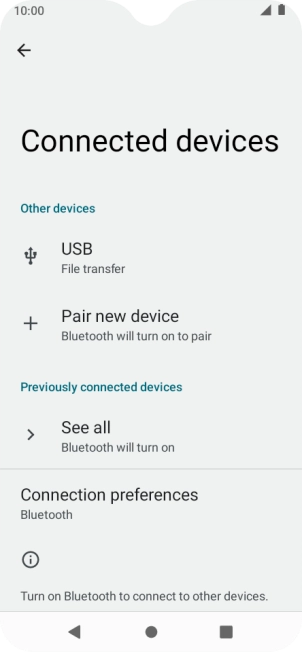 Press Pair new device.