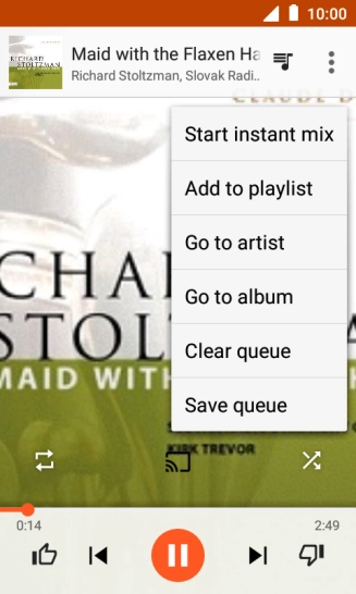 Press Add to playlist.