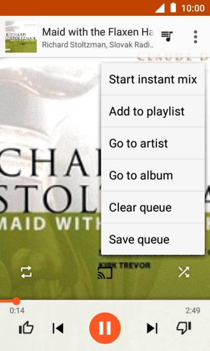 Press Add to playlist.