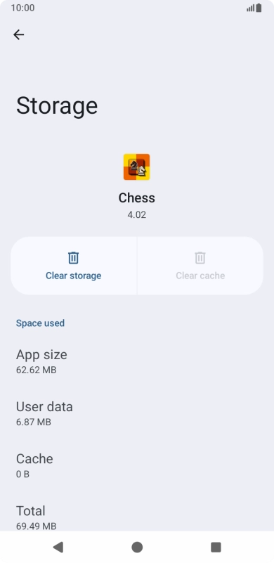Press the Home key to return to the home screen.