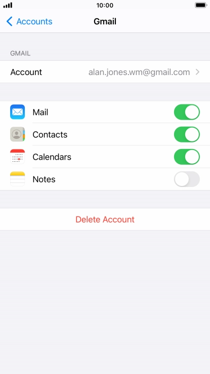 Press the Home key to return to the home screen.