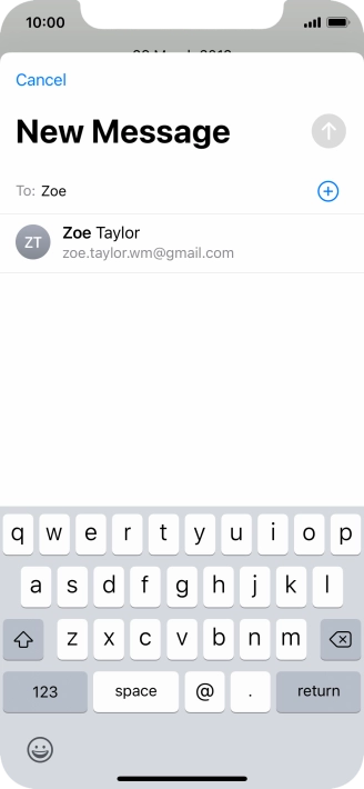 Press the required contact.