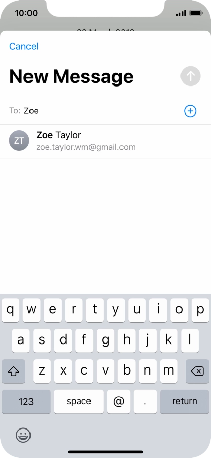 Press the required contact.